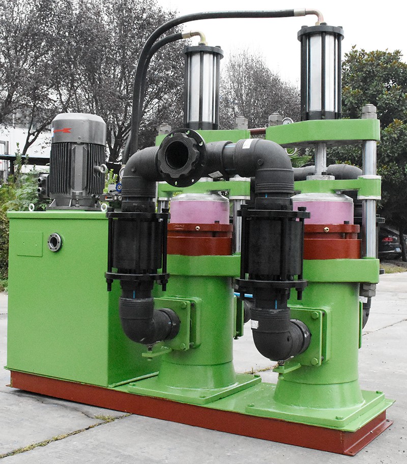 壓濾機節(jié)能進料泵，液壓陶瓷柱塞泥漿泵